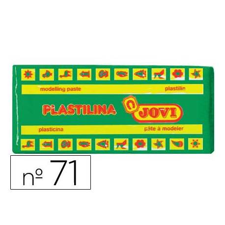 PLASTILINA MEDIANA VERDE CLARO JOVI ART.71