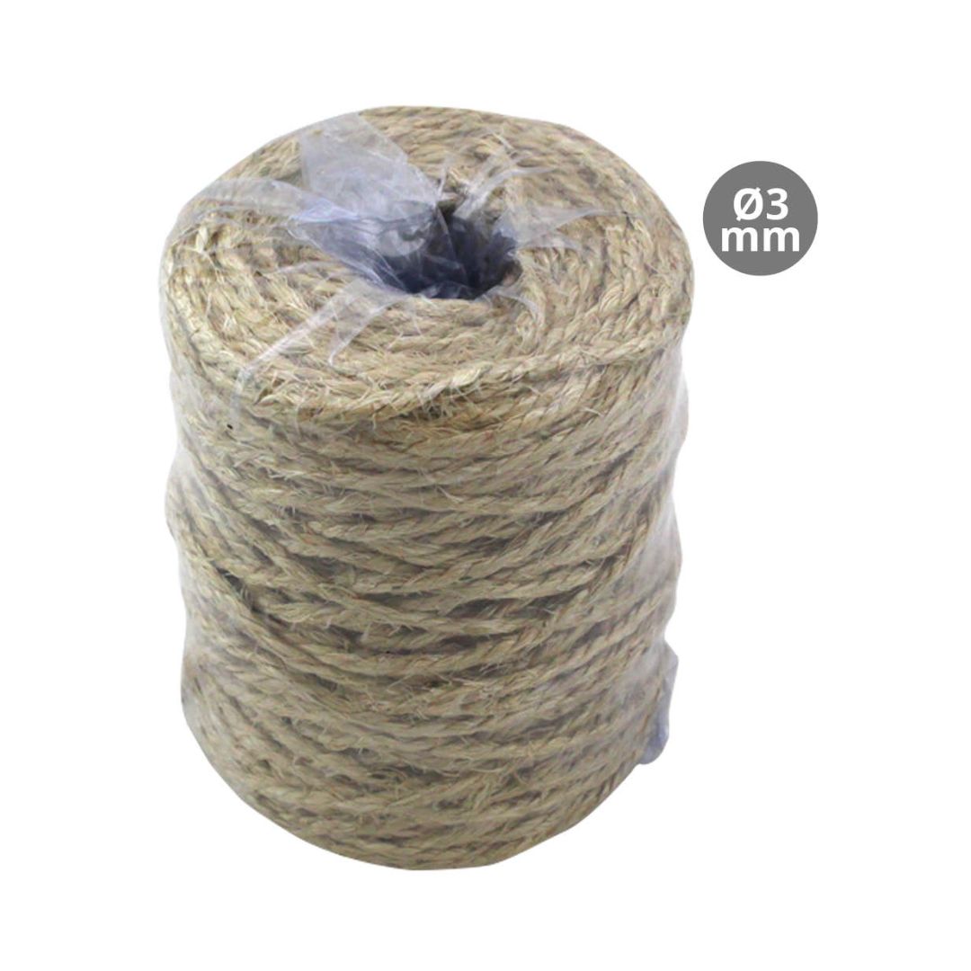 CUERDA DE SISAL Ø3.0MMX100M LINEALES 500GR GSC EVOLUTION