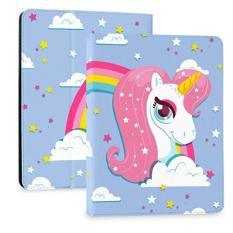 FUNDA UNIVERSAL SUBBLIM TRENDY CASE UNICORN PARA TABLET HASTA 10.1