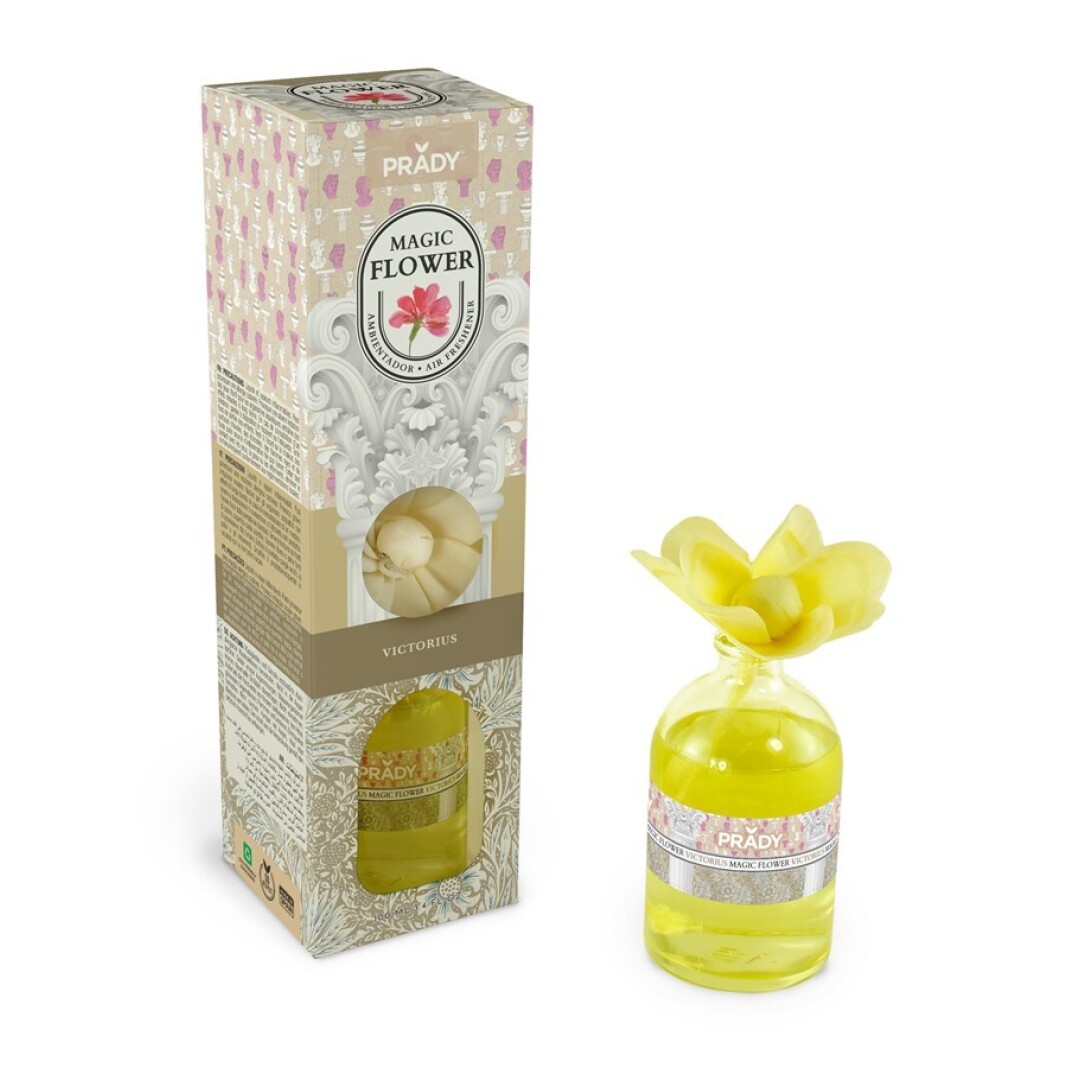 AMBIENTADOR MAGIC FLOWER PRADY VICTORIUS FRASCO CRISTAL 100ML