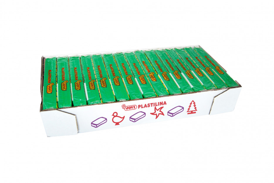 PLASTILINA MEDIANA VERDE CLARO JOVI ART.71