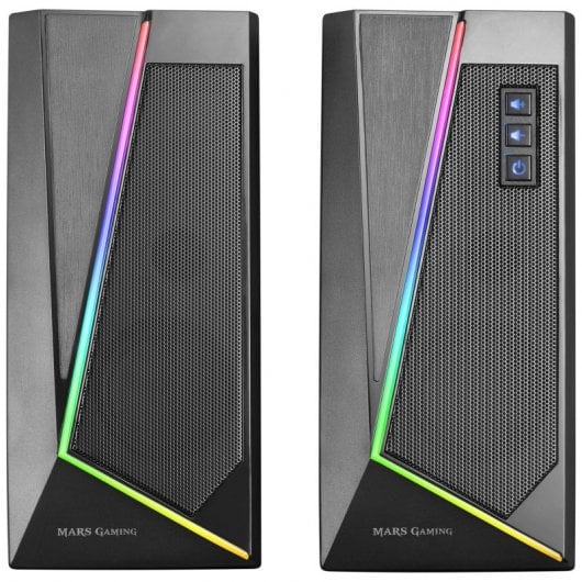 ALTAVOCES MS7 MARS GAMING 20W - BLUETOOTH 5.0 Y JACK 3.5mm - 6 MODOS ILUMINACION RGB