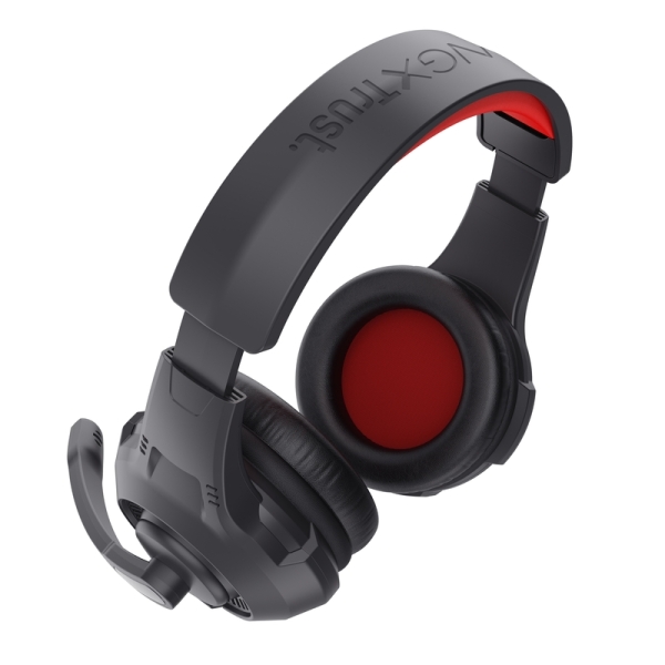 AURICULARES CON MICROFONO TRUST GAMING ROJOS Y NEGROS - DIADEMA AJUSTABLE - JACK 3.5mm