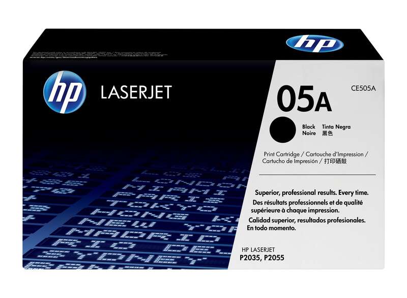 TONER ORIGINAL HP CE505A NEGRO 05A 2.300 COPIAS