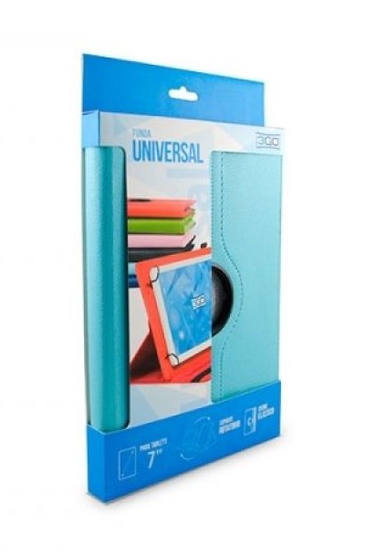 FUNDA UNIVERSAL 3GO AZUL CELESTE - 7