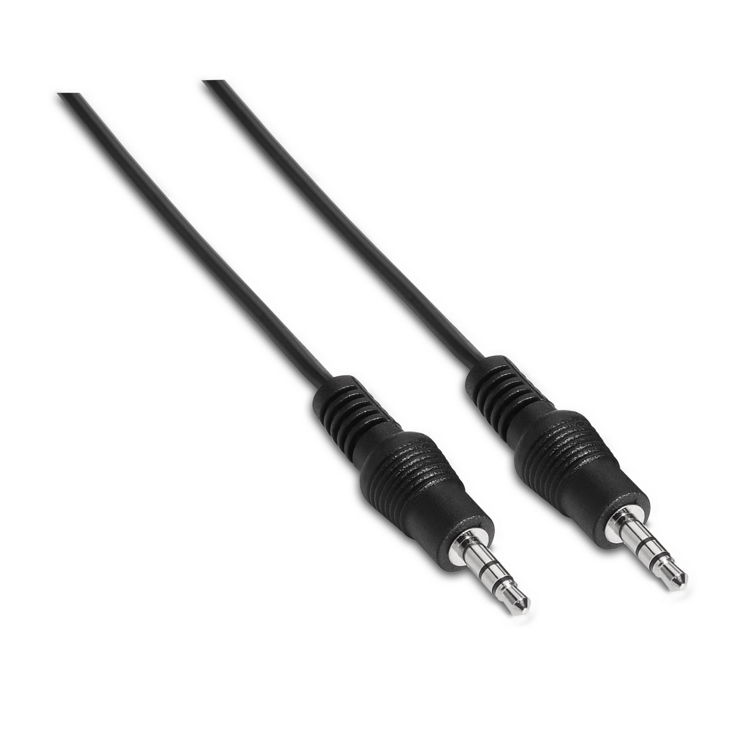 CABLE AUDIO ESTEREO JACK 3.5 MACHO/MACHO AISENS NEGRO - 1.5 METROS