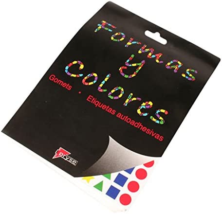 BLOCK ETIQUETAS GOMET PEQUEÑOS FORMAS Y COLORES SURTIDOS PRYSE