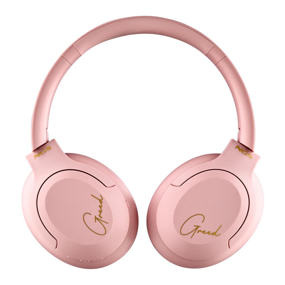 AURICULARES INALAMBRICOS DIADEMA NGS ARTICA GREED ROSA CON MICROFONO - BLUETOOTH 5.1