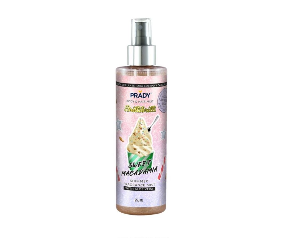 BODY Y HAIR SHIMMER MIST SWEET MACADAMIA PRADY 250ML