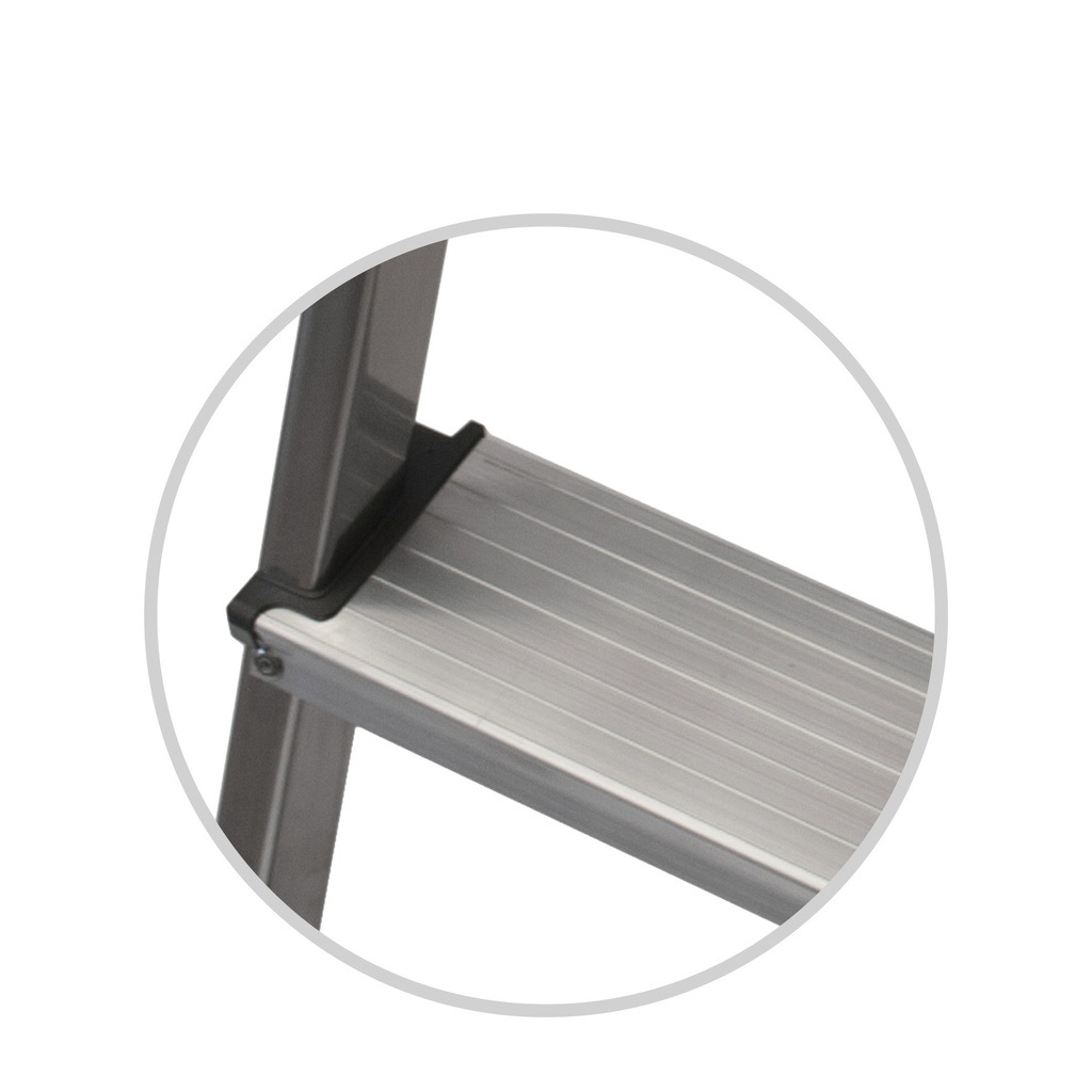 ESCALERA ALUMINIO 8 PELDAÑOS GSC - MAX. 150KG
