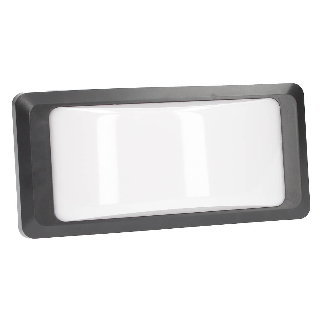 APLIQUE PARED LED GSC ANTHE GRIS 12W LUZ BLANCA 6500K 950 LUMENES - PROTECCION IP65