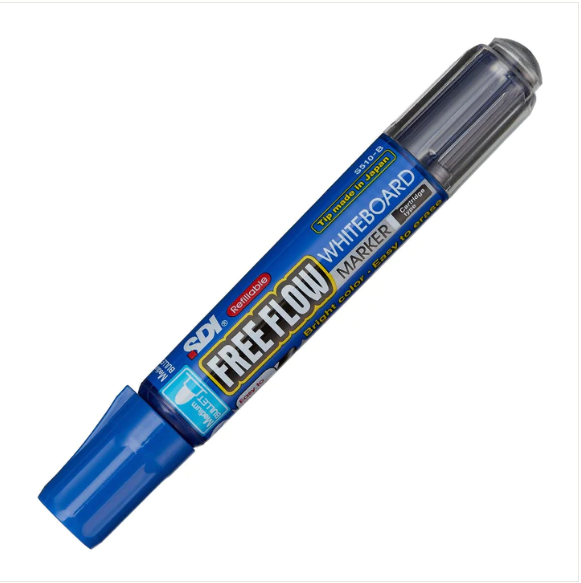 ROTULADOR PIZARRA BLANCA AZUL FREE FLOW