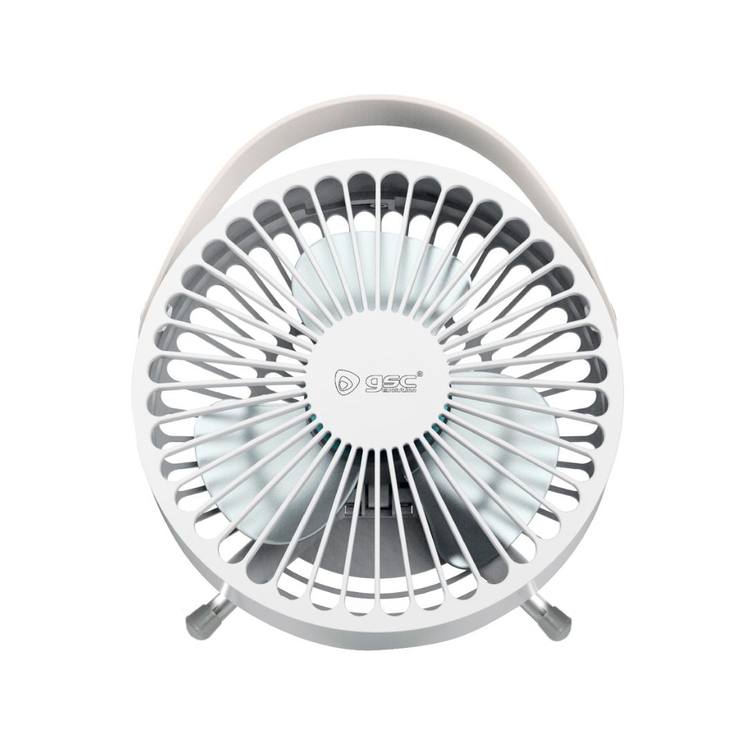 MINI VENTILADOR SOBREMESA USB TAPRI Ø14cm 5W BLANCO GSC EVOLUTION