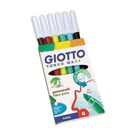 ROTULADOR GIOTTO TURBO COLOR 6 UNIDADES