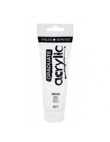 BOTE ACRILICO GRADUATE BLANCO TITAN 120ML