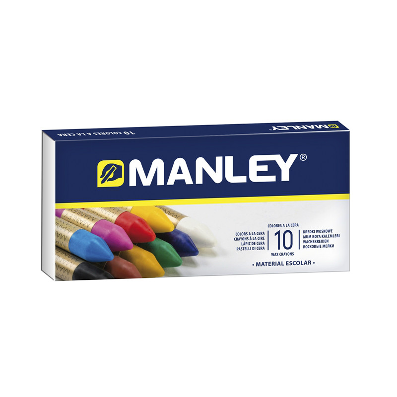 CERAS BLANDAS MANLEY 10 COLORES