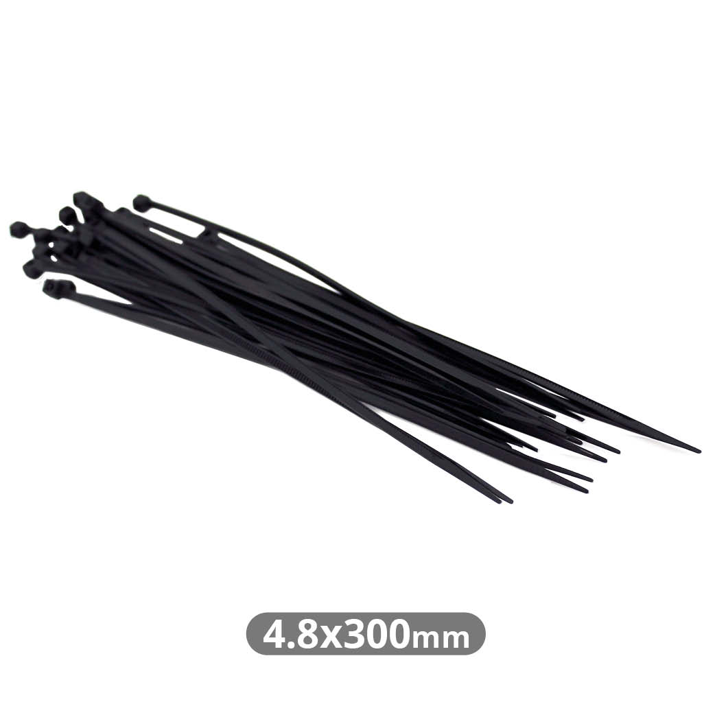 PACK 25 BRIDAS NYLON NEGRAS GSC 300x4.8mm