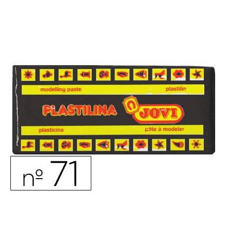 PLASTILINA MEDIANA NEGRA JOVI ART.71