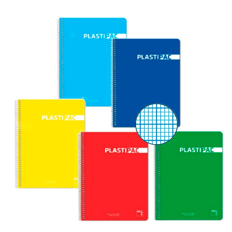 BLOC Fº PLASTIPAC 2mm 90gr. 80 HOJAS