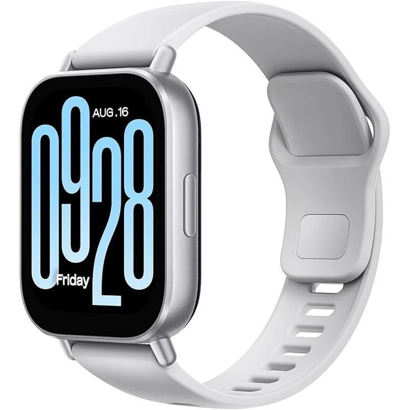 SMARTWACH XIAOMI REDMI WATCH 5 ACTIVE PLATA - GPS - FRECUENCIA CARDIACA - NOTIFICACIONES