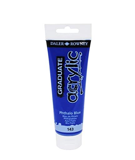 BOTE ACRILICO GRADUATE AZUL ULTRAMAR 120ML