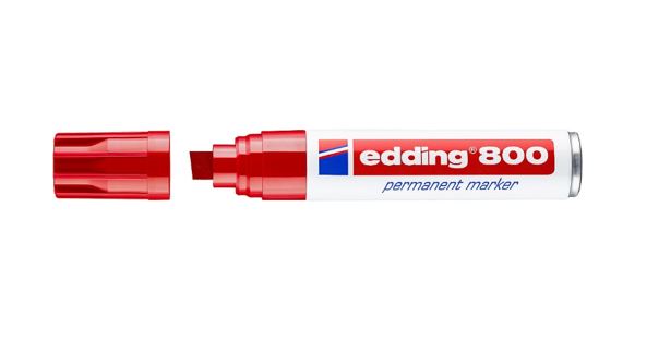 ROTULADOR EDDING ROJO 800