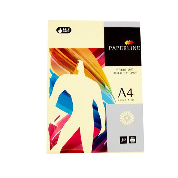 PAQUETE DE 500 FOLIOS 80GR A/4 CREMA PAPERLINE