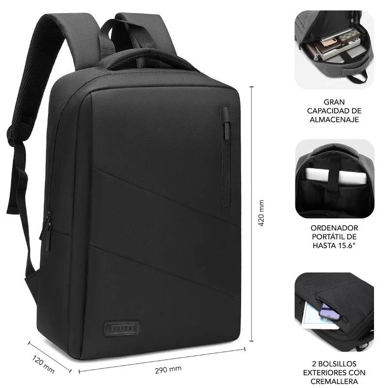 MOCHILA SUBBLIM CITY BACKPACK PARA PORTATILES HASTA 15,6