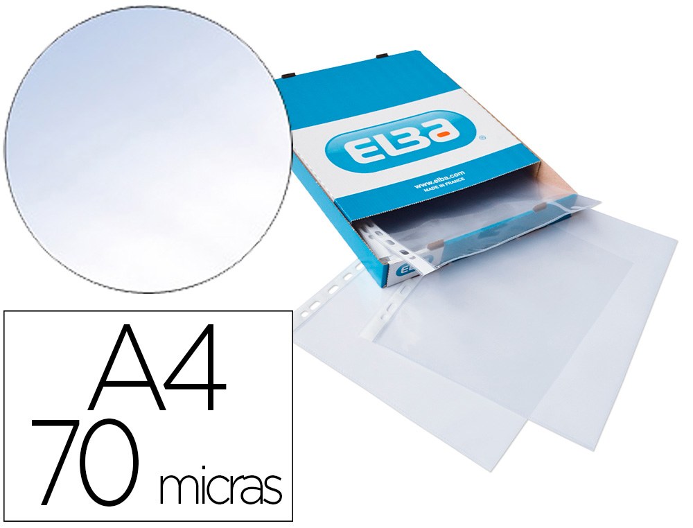 FUNDA MULTITALADRO ENRI Fº SUPERIOR LISO CAJA 100 UNIDADES (ELBA)