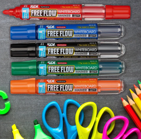 ROTULADOR PIZARRA BLANCA VERDE FREEFLOW