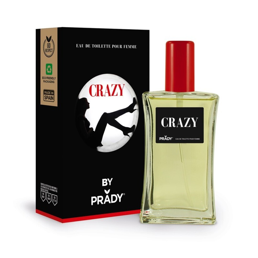 COLONIA MUJER CRAZY 90 ML PRADY - FRAGANCIA INSPIRADA EN GOOD GIRL DE CAROLINA HERRERA