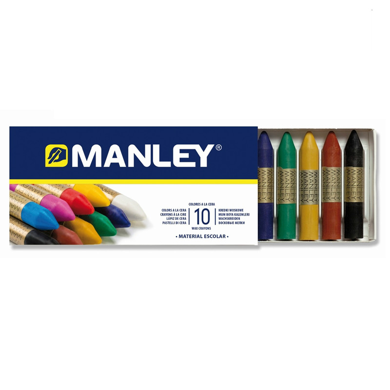 CERAS BLANDAS MANLEY 10 COLORES