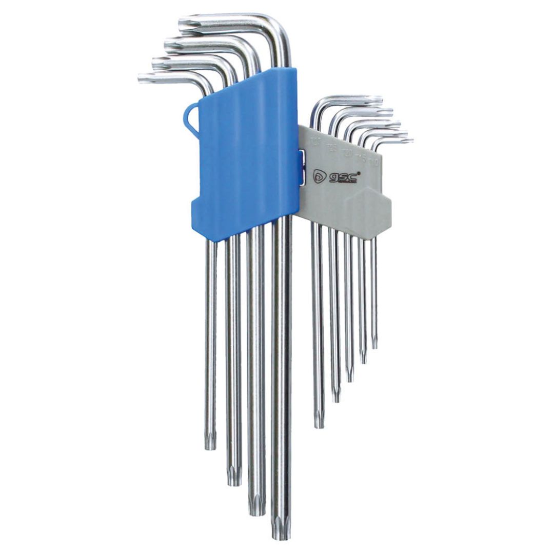 SET 9 LLAVES TORX DE T10 A T50 GSC EVOLUTION