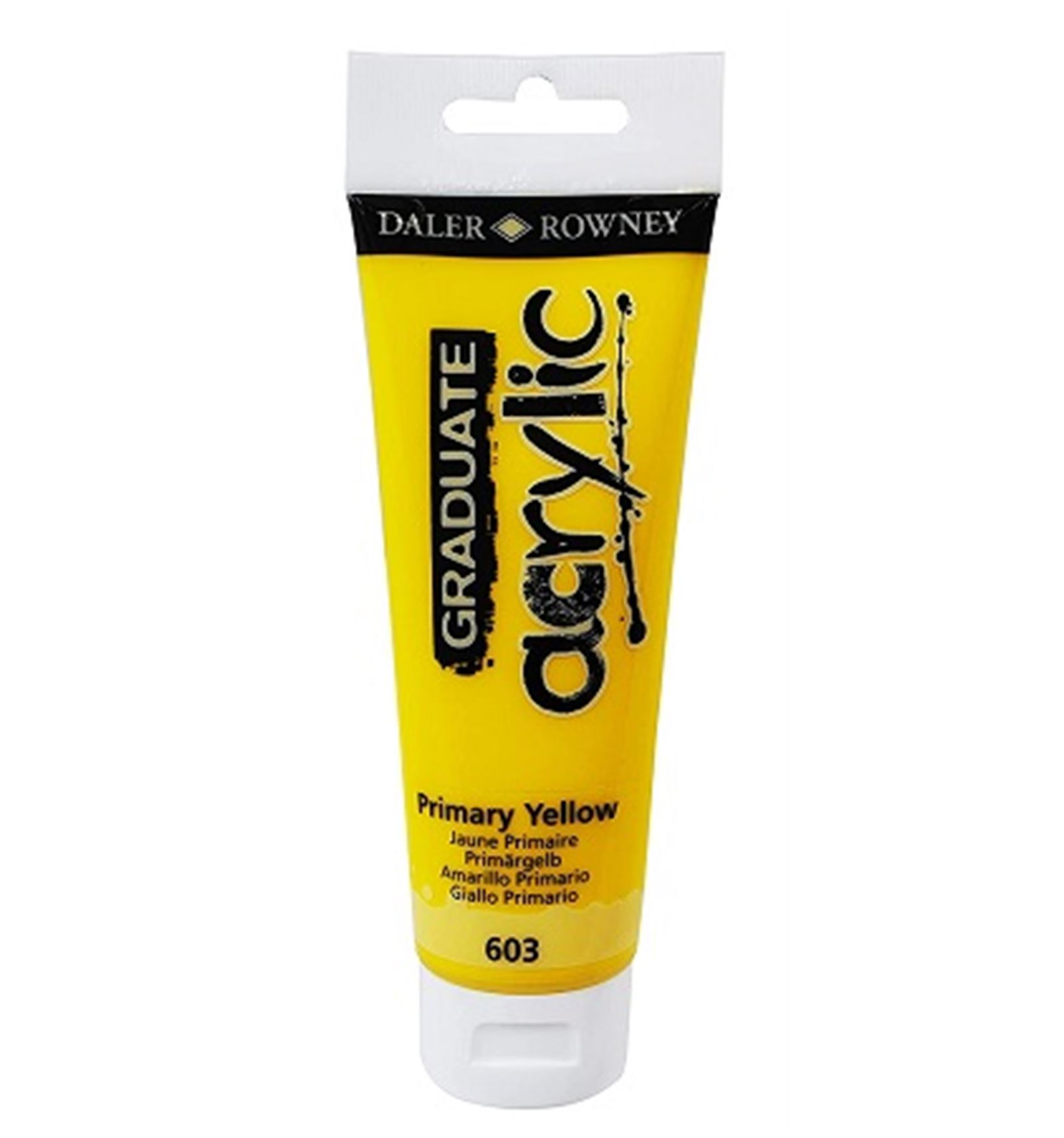 BOTE ACRÍLICO GRADUATE PRIMARY YELLOW 120ML