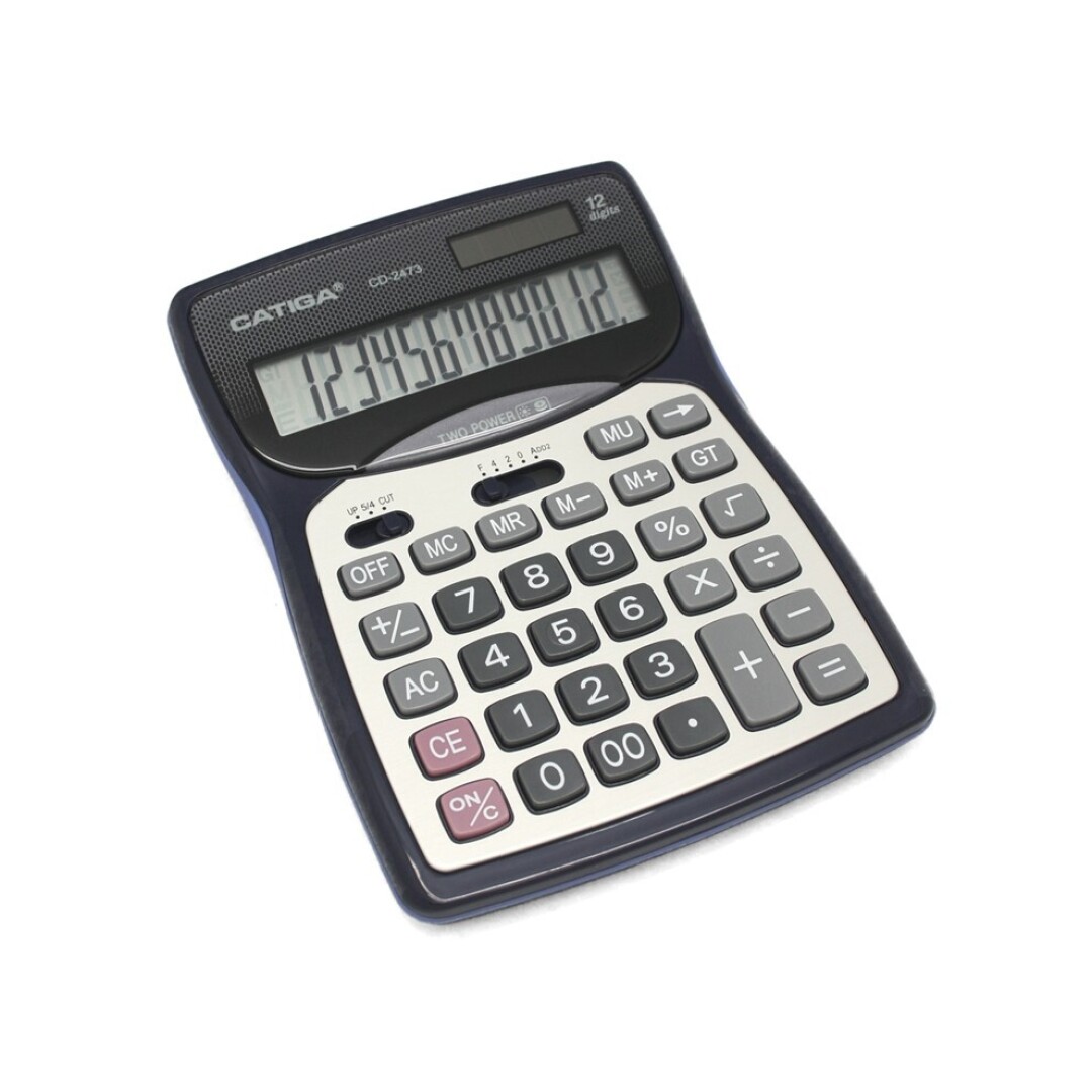 CALCULADORA BISMARK CD-2473 GRANDE 12 DIGITOS