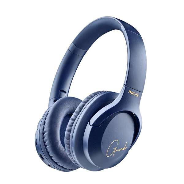 AURICULARES INALAMBRICOS DIADEMA NGS ARTICA GREED AZUL CON MICROFONO - BLUETOOTH 5.1