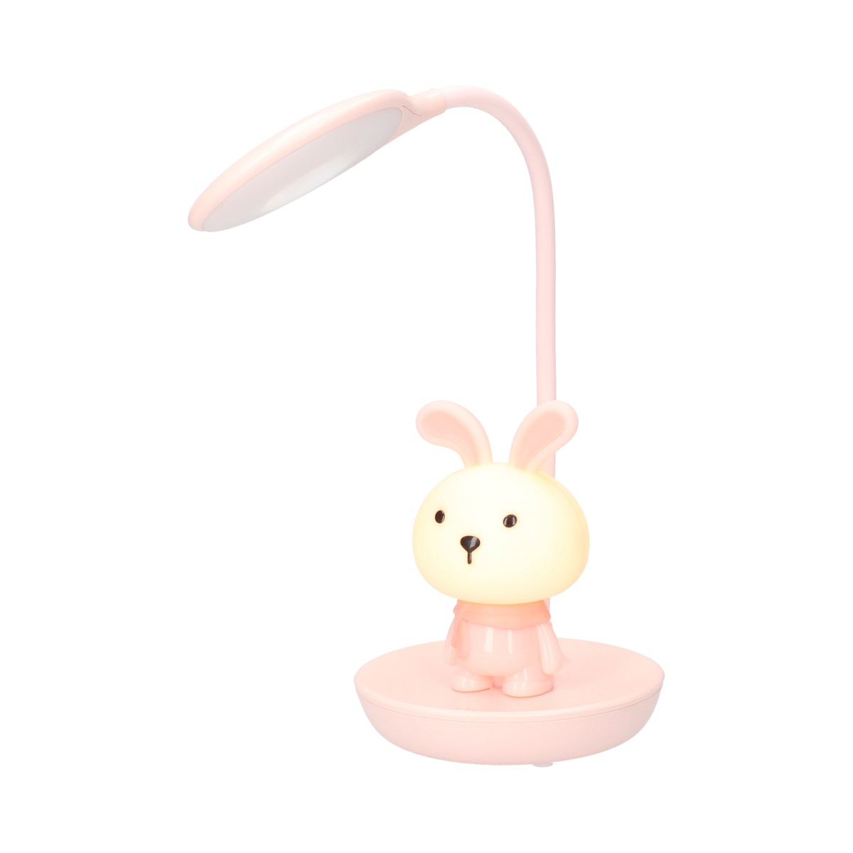 FLEXO LUZ NOCTURNA LED HOMEPLUSS CONEJITO ROSA 3W - 129x129x390mm